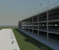 Multi storey parking garage