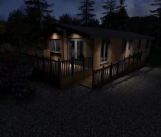 night time lodge