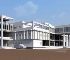 IEBA Hospital Entrance Side View