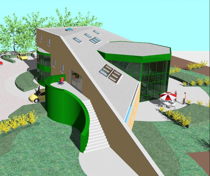 C3A-Building in Revit-Building 9 - perspective