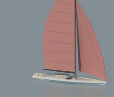 185 ft Sailboat