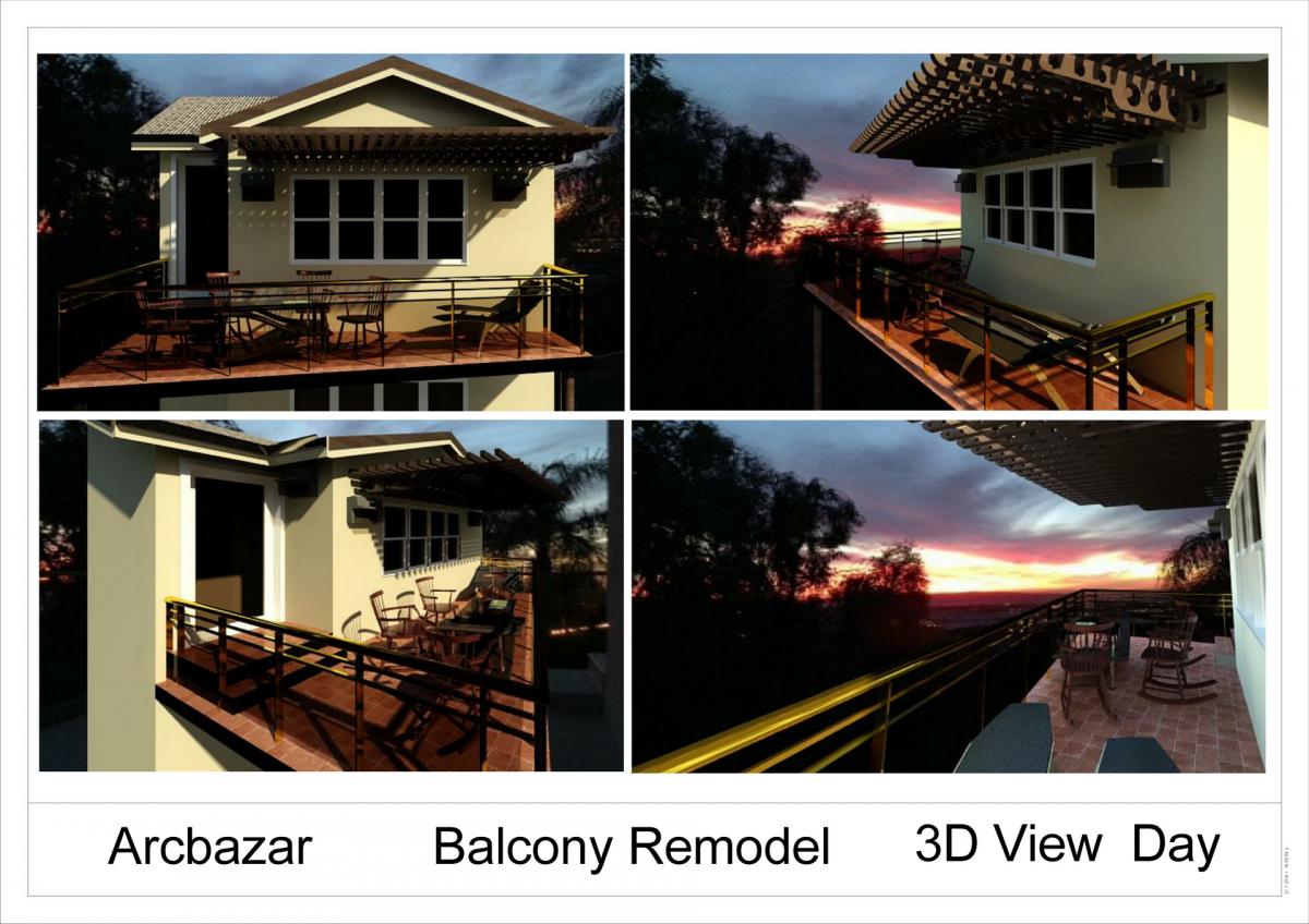 Balkony_3D View  Day