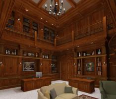 Custom Home Library
