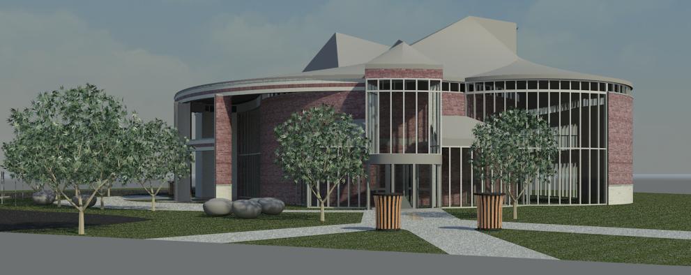 Office Building-Front entrance