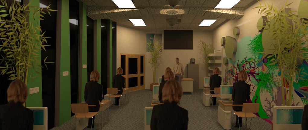 IT Training Room Interior