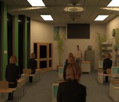 IT Training Room Interior