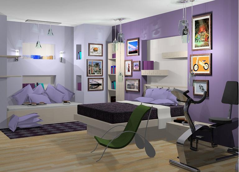 purple room