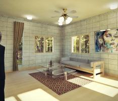 Interior just for fun / Revit 2013 + PS