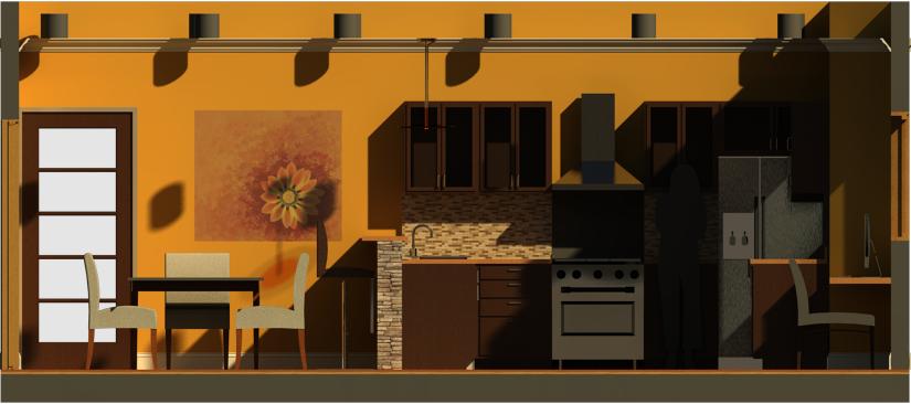 West  Elevation (Kitchen)