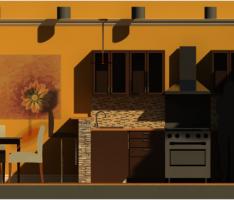 West  Elevation (Kitchen)