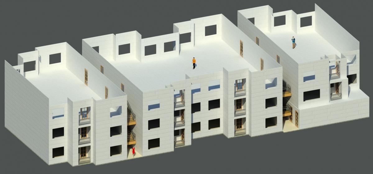 AAC panels as cladding