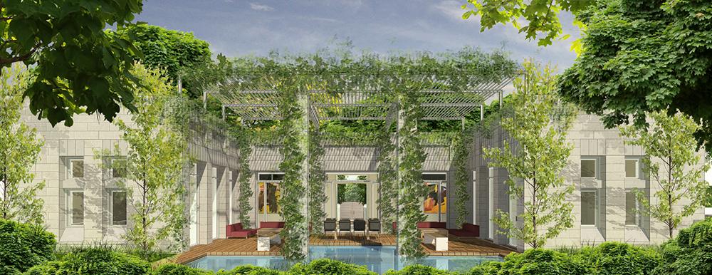 Private villa made out of Jerusalem stone