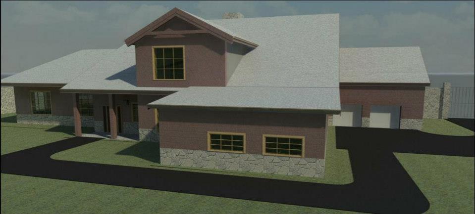 Back of Wooden House