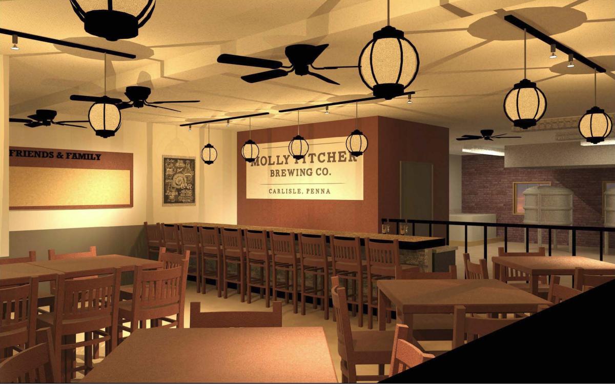 Molley Pitcher Brewery, Interior View