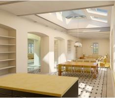 Render of the living area 1