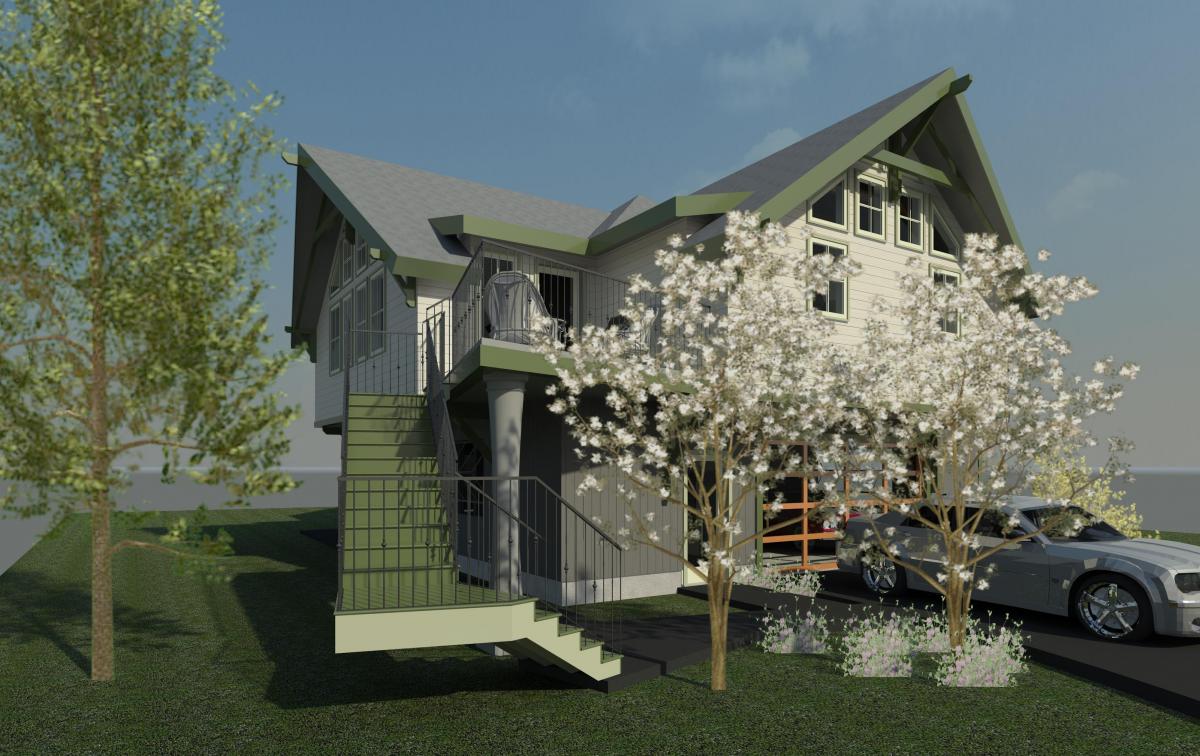 Sawn Residence - Rendering View 1