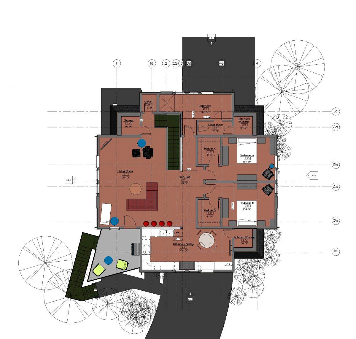 Sawn Residence - Second Floor