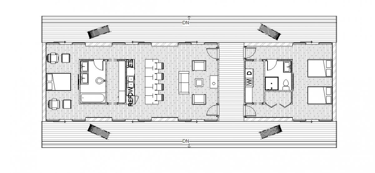 Open to the nature house floor plan
