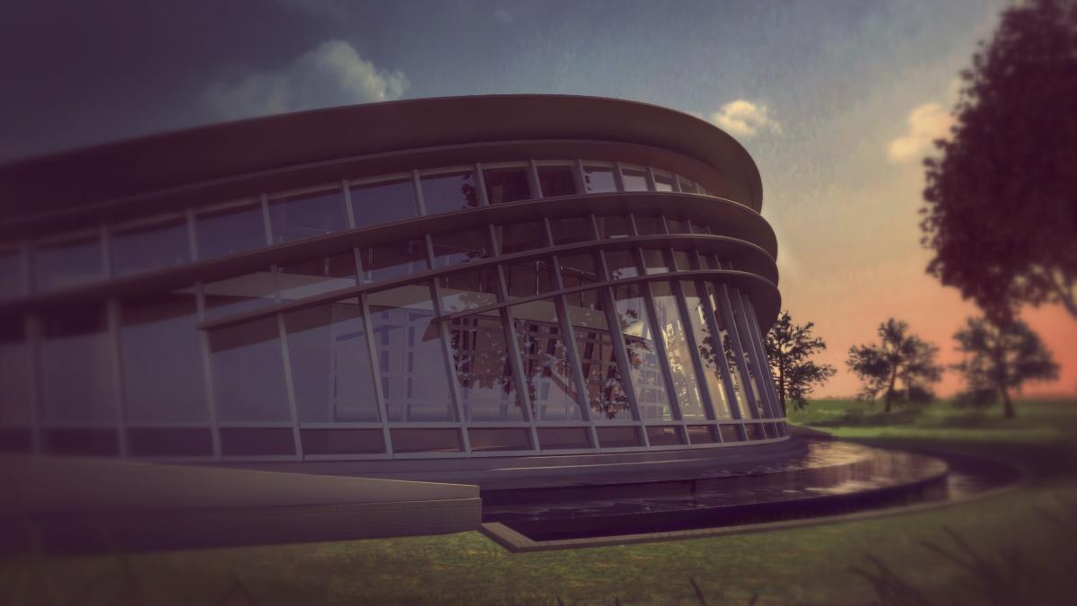 Healing Center at dawn