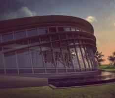 Healing Center at dawn