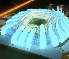 Stadium nighttime