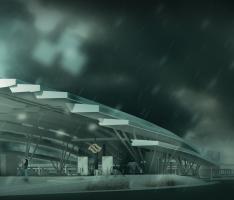 MRT station
