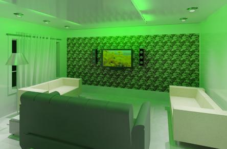 INTERIOR IN A LIVING ROOM