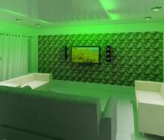 INTERIOR IN A LIVING ROOM