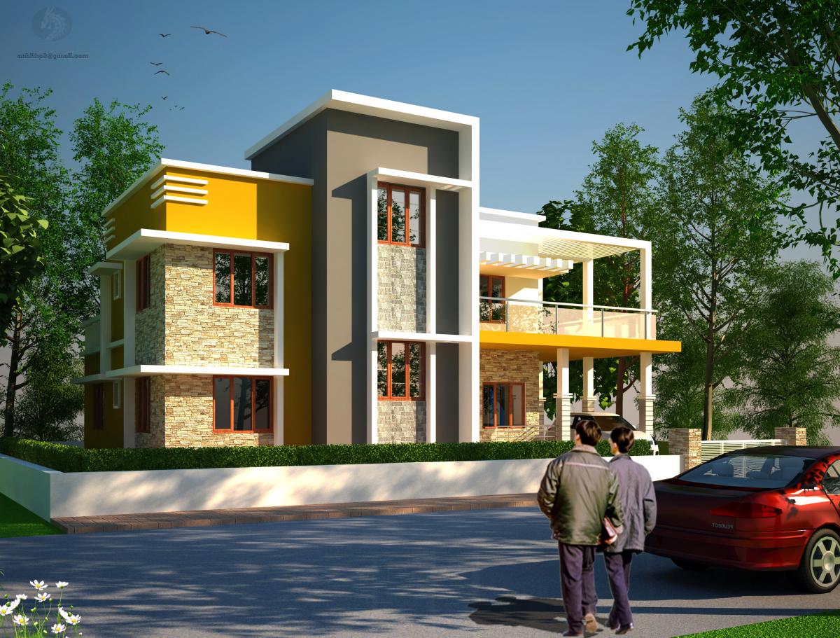 Modelled in Revit + Rendered in V-Ray