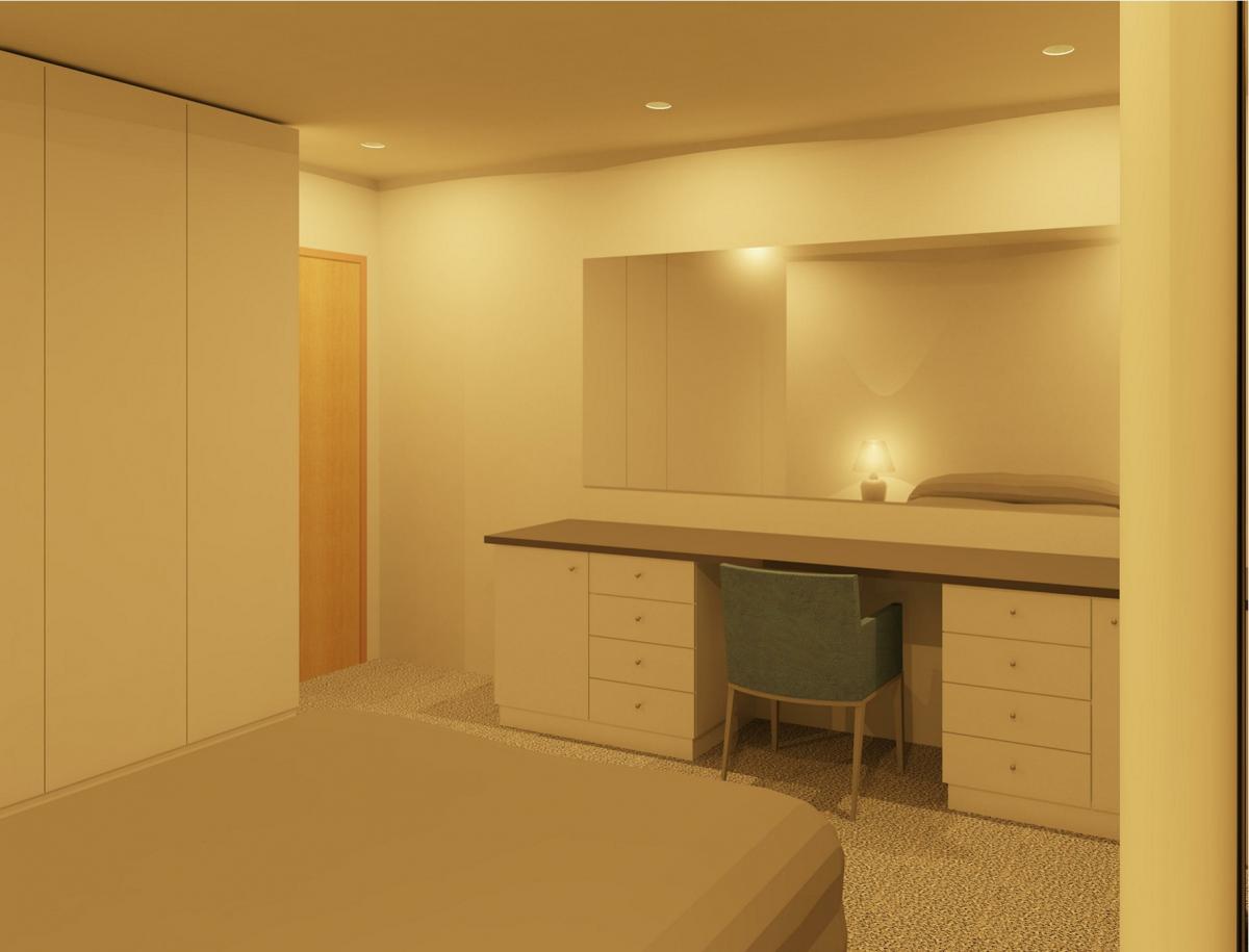 built in cupboard view 2