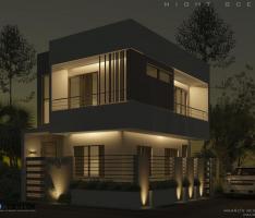 exterior - night scene