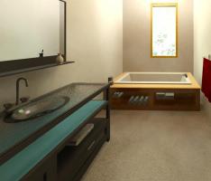 "I call it the royal bathroom"