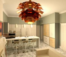 Apartment renovation - open kitchen