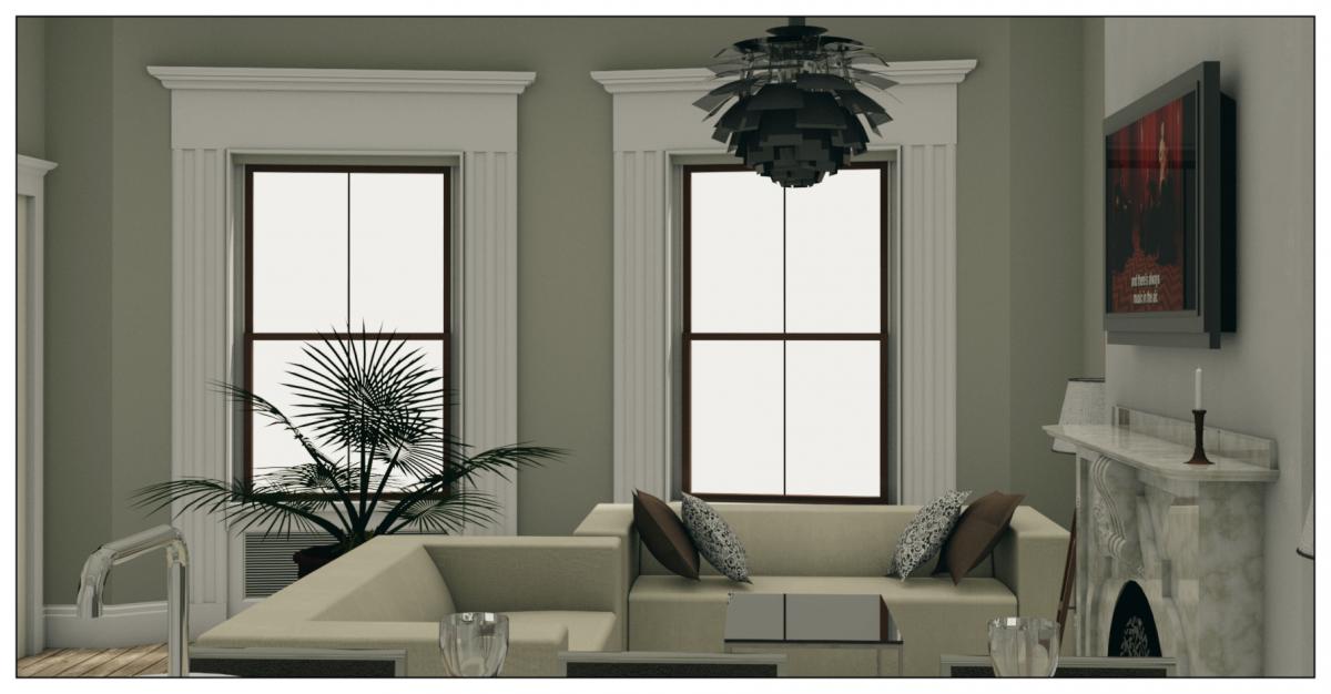 Apartment renovation - living room