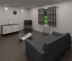 Internal Living Room Render