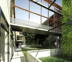 Apartment building with an atrium 2