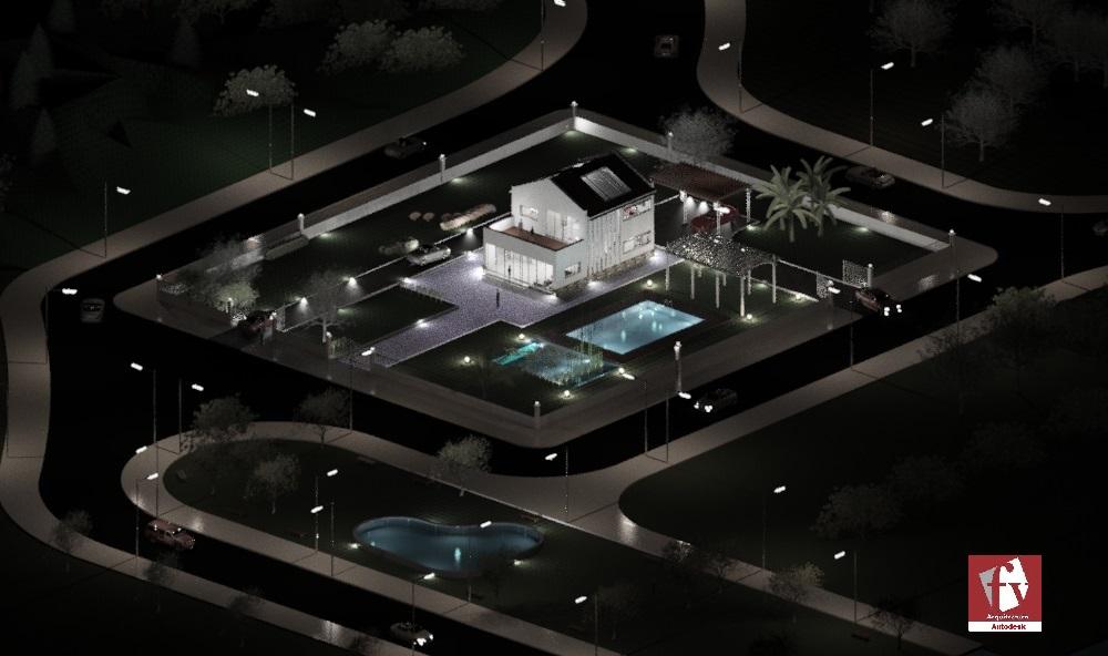 pequeña torre solo artificial