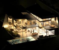 Aerial View at Night