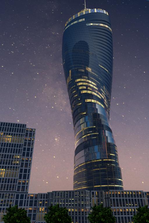 Light twisted Tower concept 45