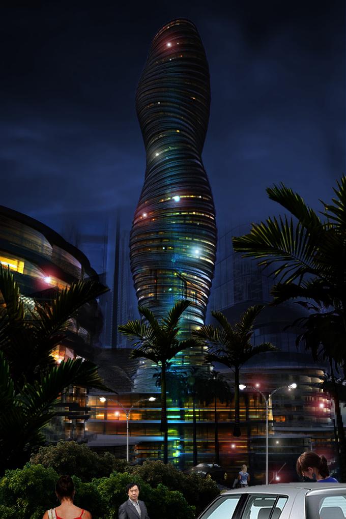 Residential Twisted Tower