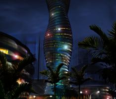 Residential Twisted Tower