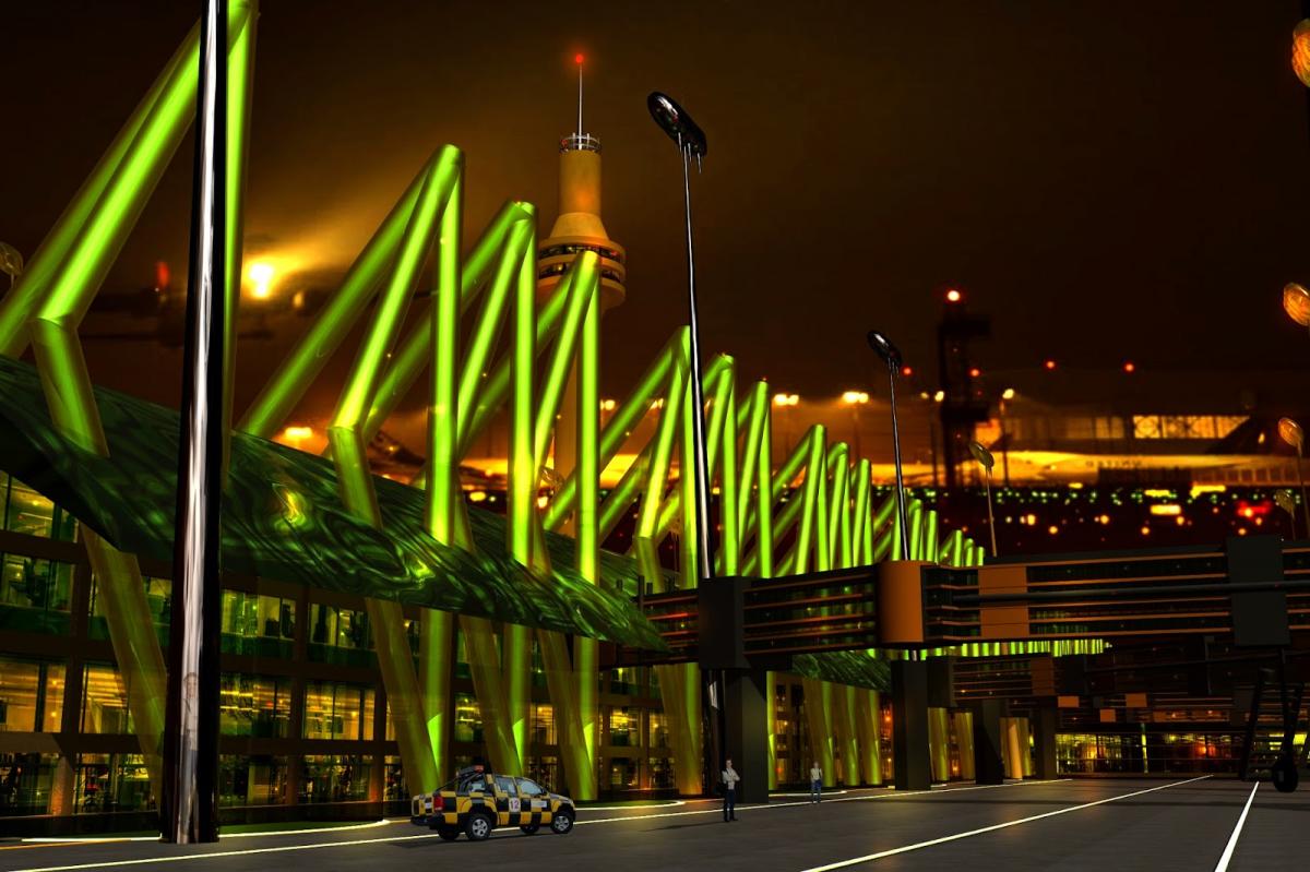 Airport 3D design 400