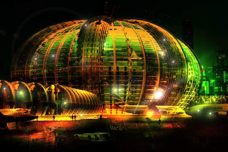 Modern Airport Terminal Concept 2014