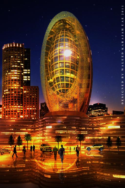 New style 3D design Building 2