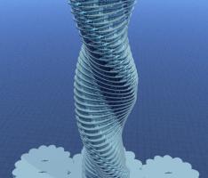 Twisted style tower 68