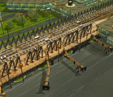 Upper view Design for Airport Terminal Concept