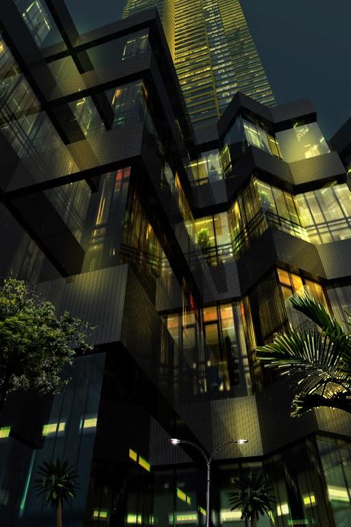 Prespective Angle view Tower