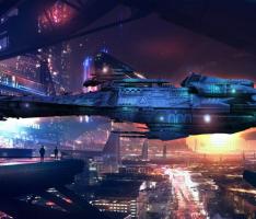 Space Craft Science Fiction design HD