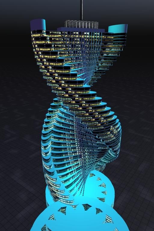 Colored Twisted Tower 2014