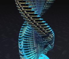 Colored Twisted Tower 2014